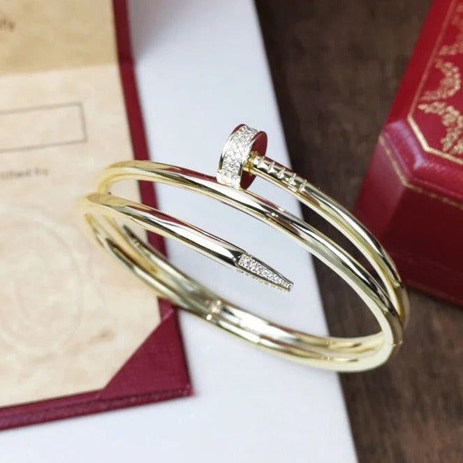 USTE BRACELET 3.5MM DOUBLE ROW DIAMOND