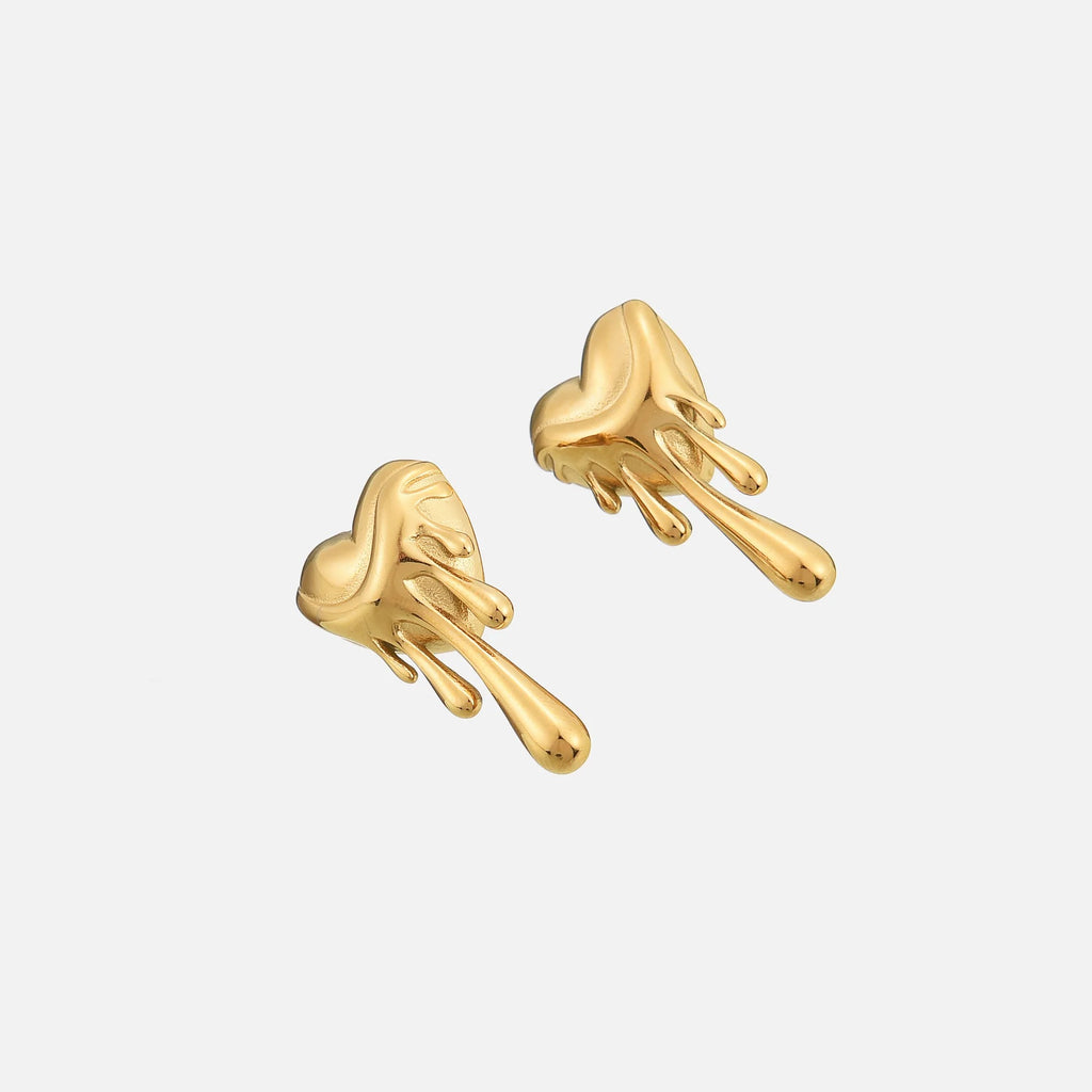 Brass Gold-Plated Earrings Sample