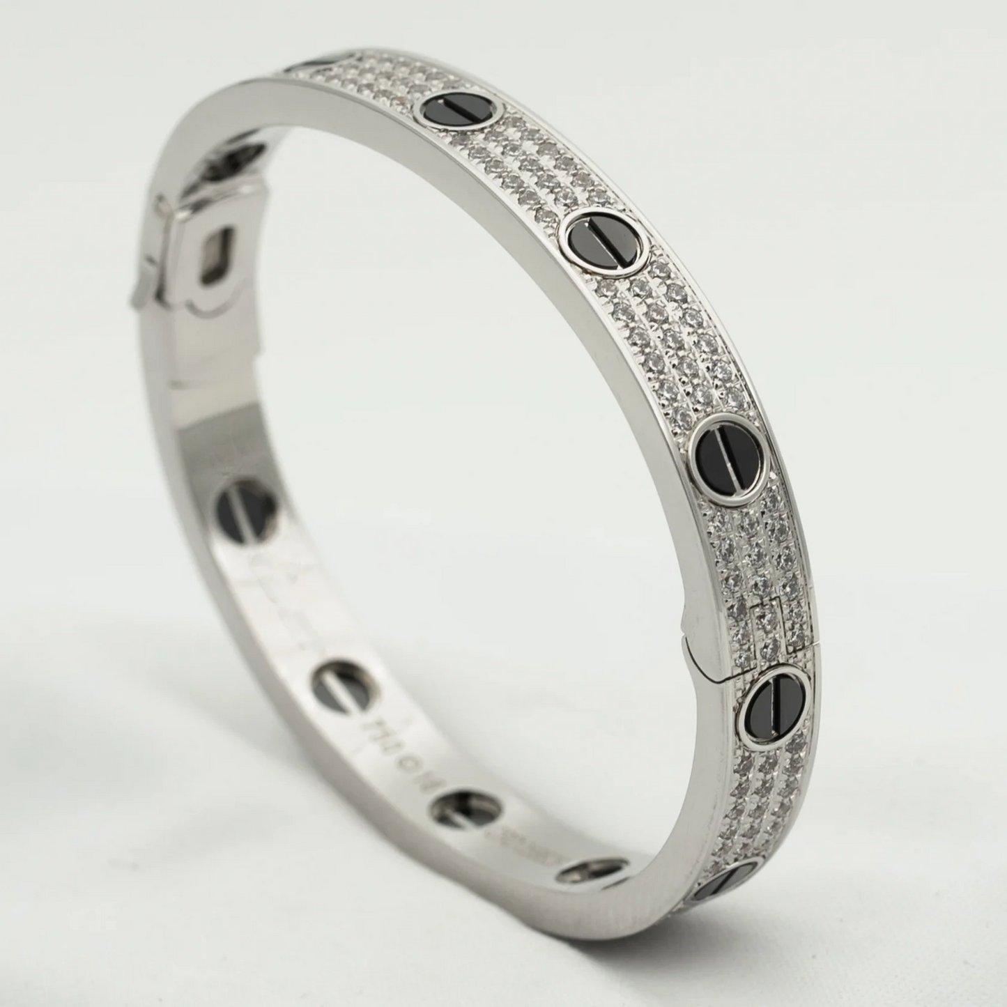 BRACELET 6.1MM DIAMOND-PAVED CERAMIC