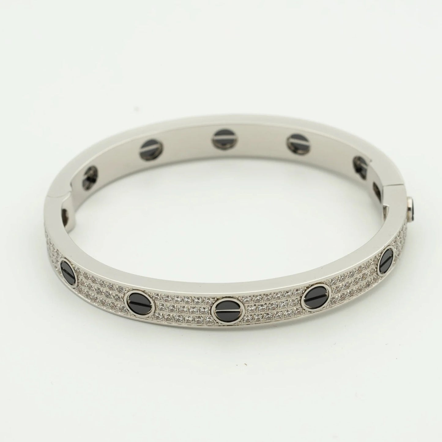 BRACELET 6.1MM DIAMOND-PAVED CERAMIC