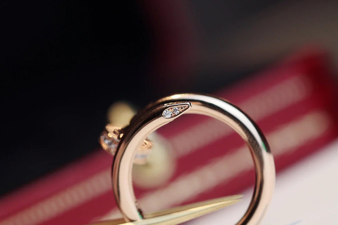 USTE RING 2.65MM PINK GOLD DIAMOND