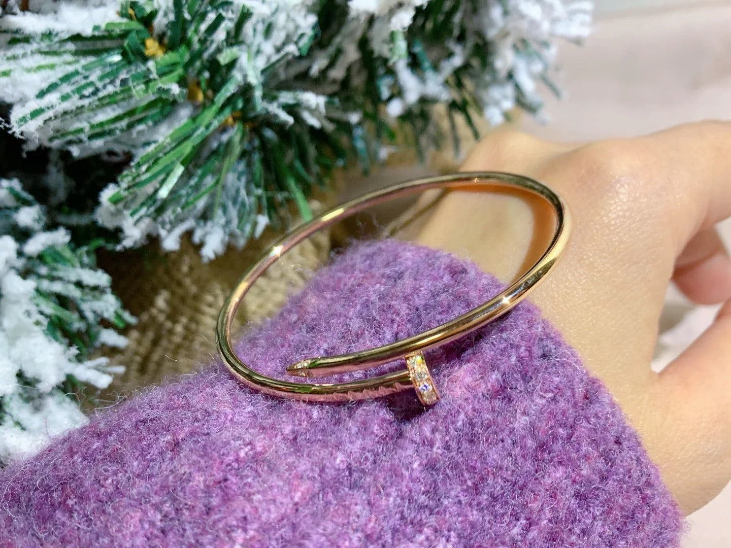 USTE BRACELET 2.5MM DIAMONDS